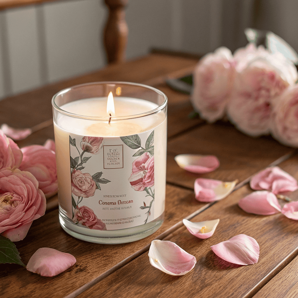 Velvet Peony Candle by Gryxonarproth